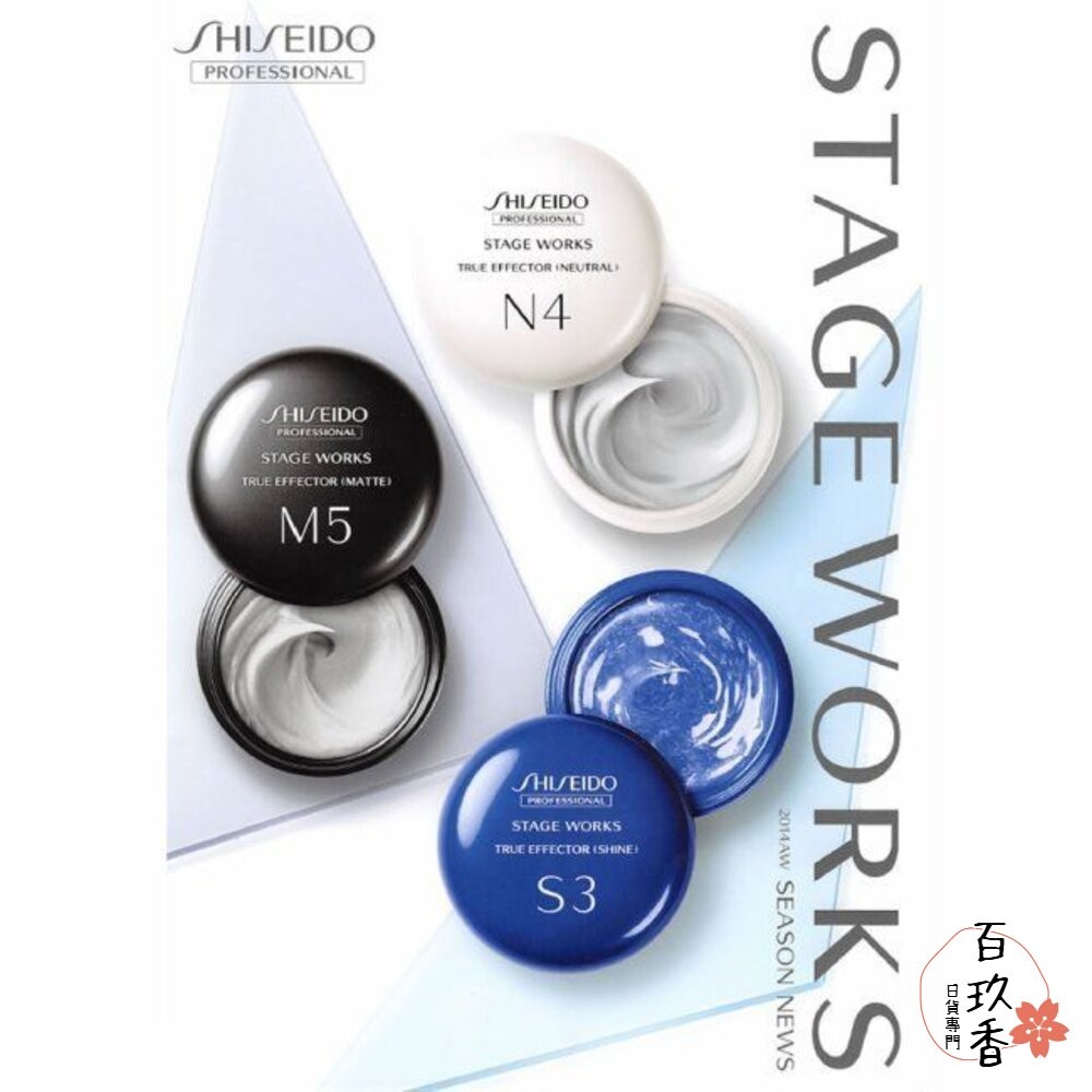 日本 資生堂 STAGE WORKS 羽絨蓬蓬霧 彈潤 柔捲抗熱 噴霧 髮泥 髮臘 造型乳-細節圖3