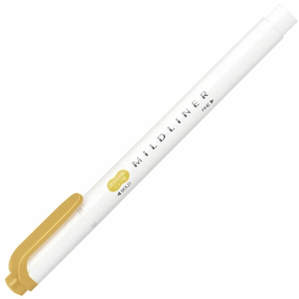 (單支)斑馬雙頭螢光筆-含羞草黃MMY