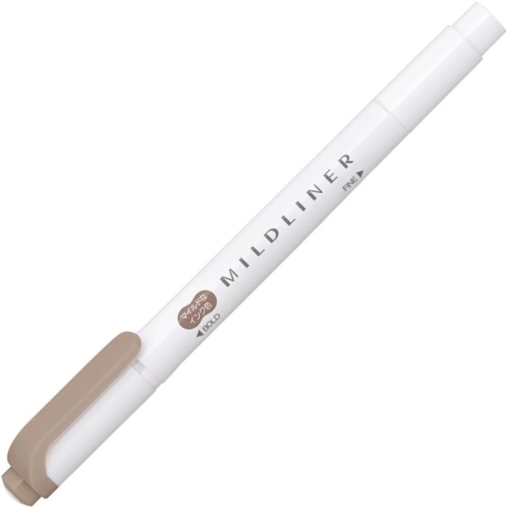 (單支)斑馬雙頭螢光筆-棕色ME