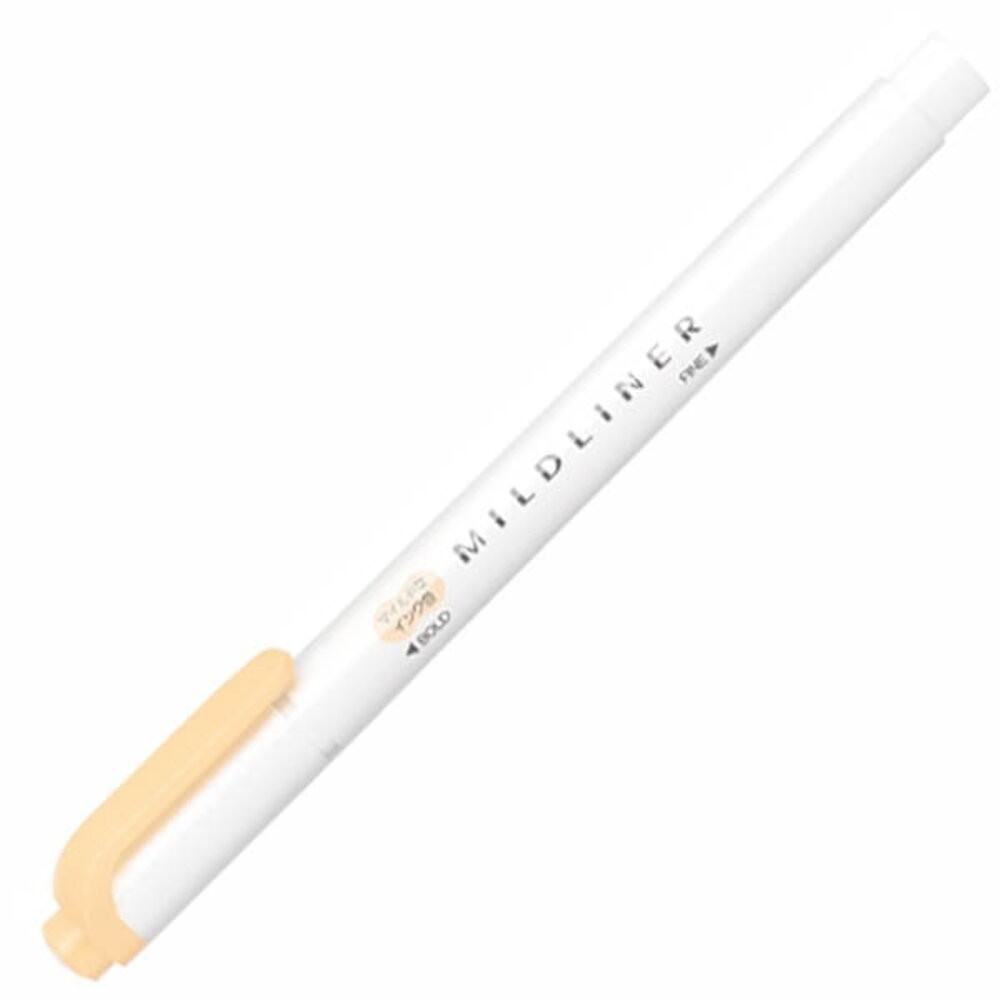 (單支)斑馬雙頭螢光筆-蜂蜜橙MHOR