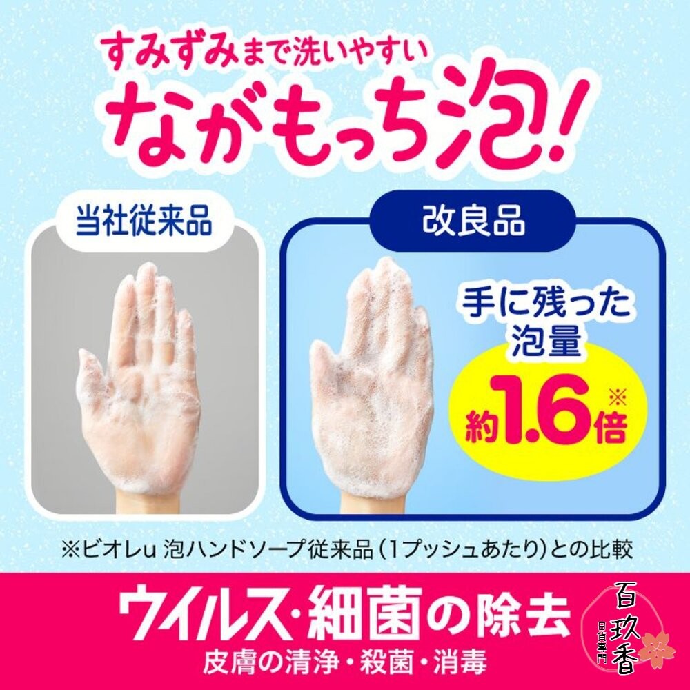 無香新上架 日本境內 花王 Kao Biore 洗手慕斯 泡沫慕斯 洗手泡泡 弱酸性 溫和 抗菌 洗手乳-細節圖4