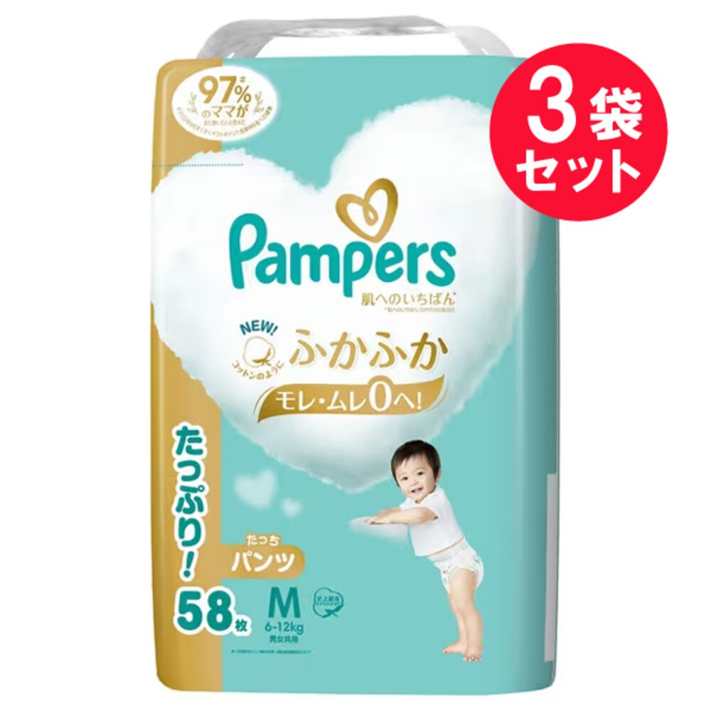 箱購-幫寶適拉拉褲M(58片*3包)/箱