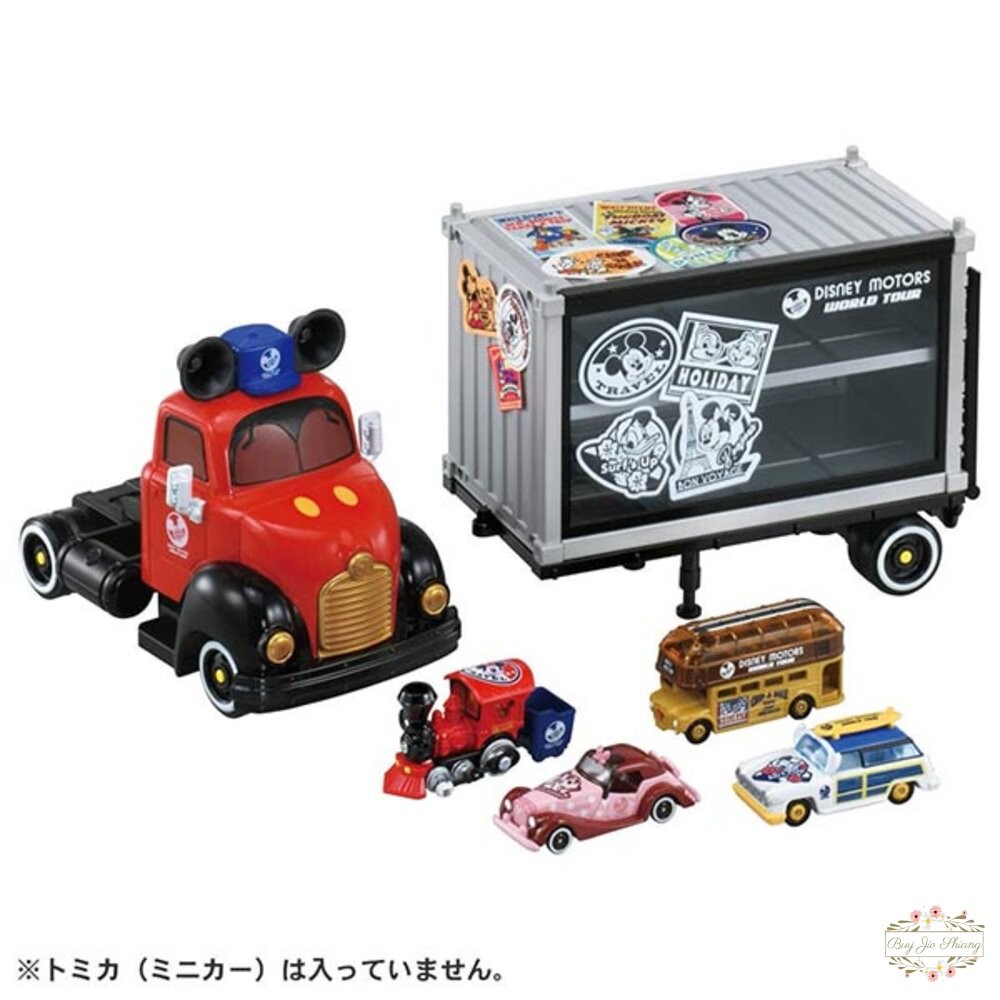 特價中 Tomica 環遊世界 收納貨車 巨無霸警察基地 LED展示中心 可收納小汽車 多美 小汽車 TOMY-細節圖3