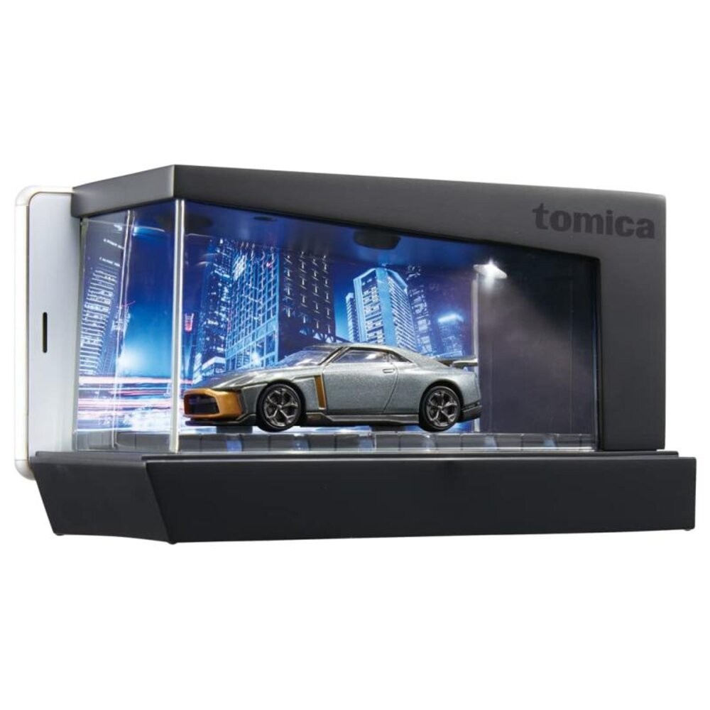 特價中 Tomica 環遊世界 收納貨車 巨無霸警察基地 LED展示中心 可收納小汽車 多美 小汽車 TOMY-規格圖9