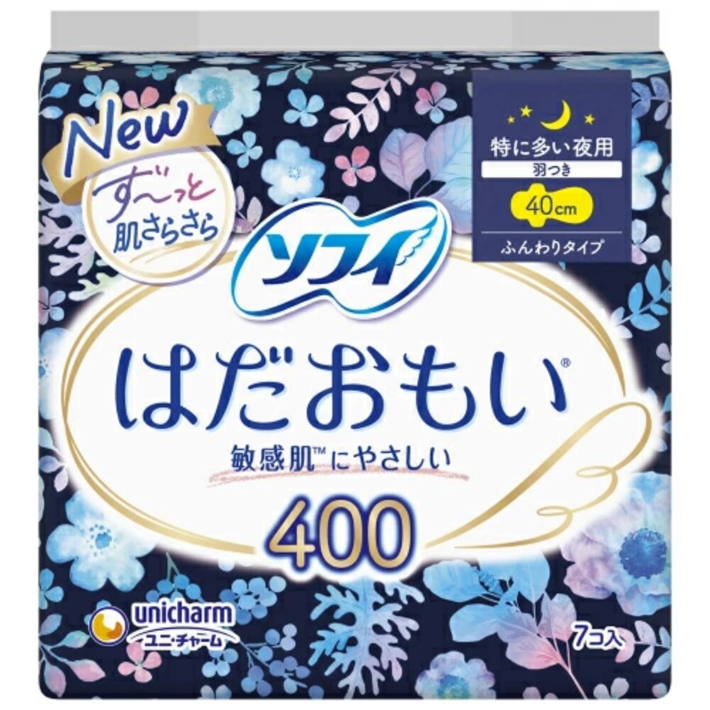 蘇菲敏感肌衛生棉40cm-有翅膀7片
