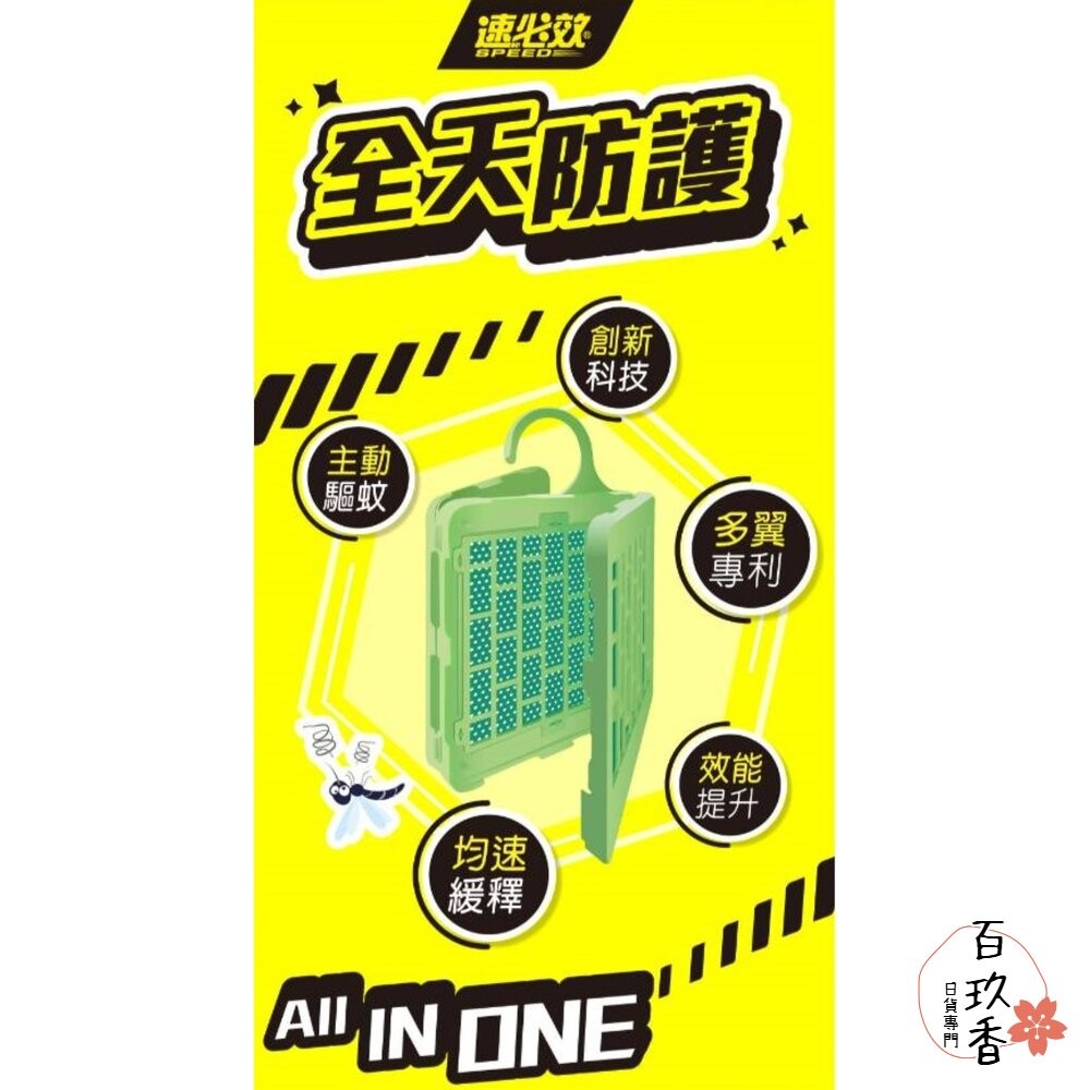 速必效 驅蚊寶 防蚊片 防治蚊子 忌避蚊子 防蚊掛片 60天 多翼式 免插電 防蚊 蚊子-細節圖5