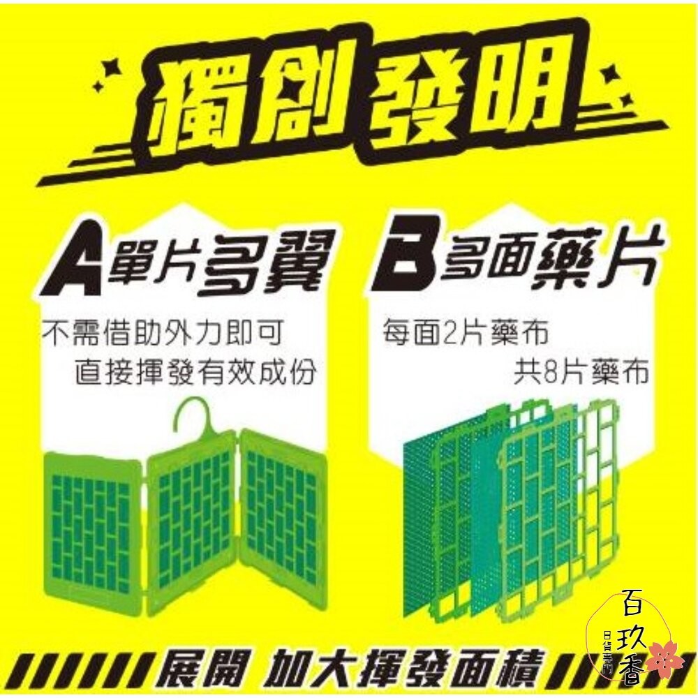 速必效 驅蚊寶 防蚊片 防治蚊子 忌避蚊子 防蚊掛片 60天 多翼式 免插電 防蚊 蚊子-細節圖3