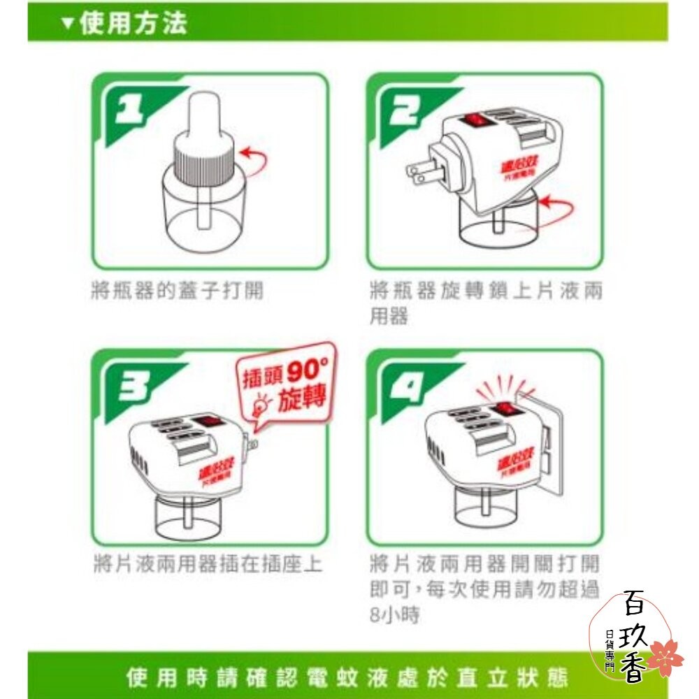 速必效 無味型電熱 淨蚊寶 液體 電蚊香 防蚊 蚊子 補充瓶-細節圖5