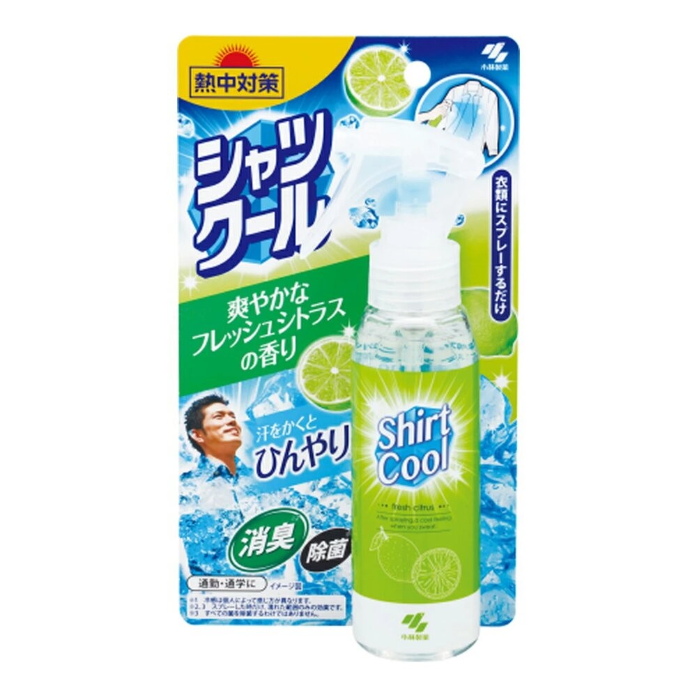 日本 小林製藥 熱對策 COOL 衣物 涼感噴霧 除臭 涼爽 芳香-規格圖6