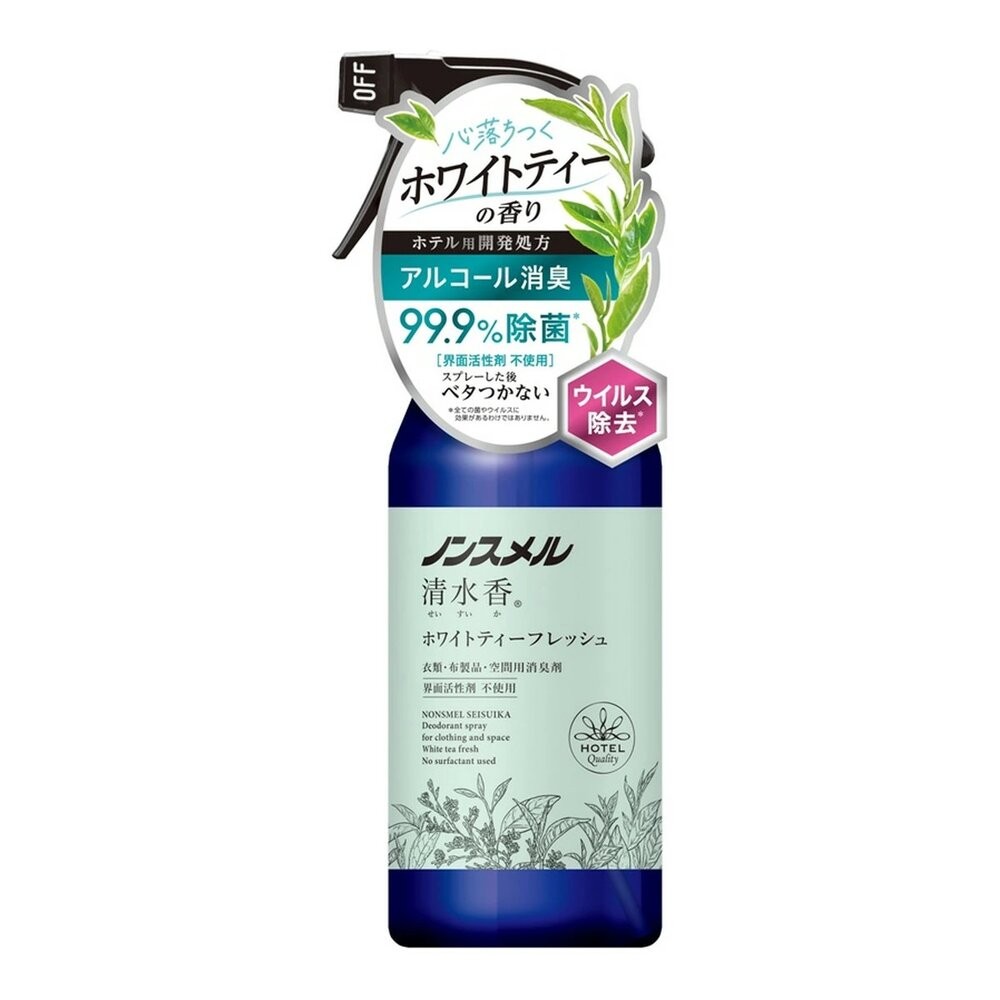 白元清水香消臭芳香噴霧400ml白茶微香