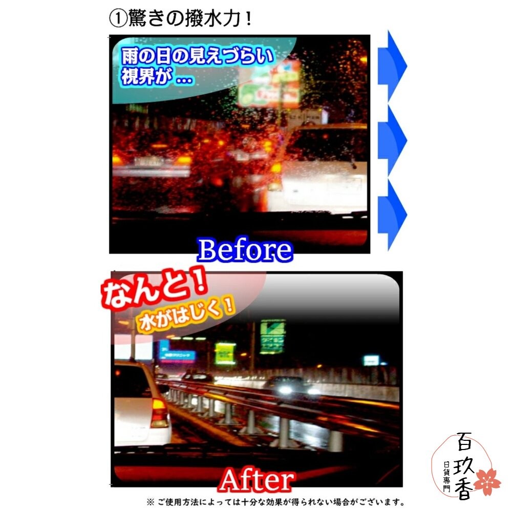 日本原裝 SOFT99 除油膜 清潔劑 雨刷 玻璃精 防潑水 擋風玻璃 後照鏡-細節圖7