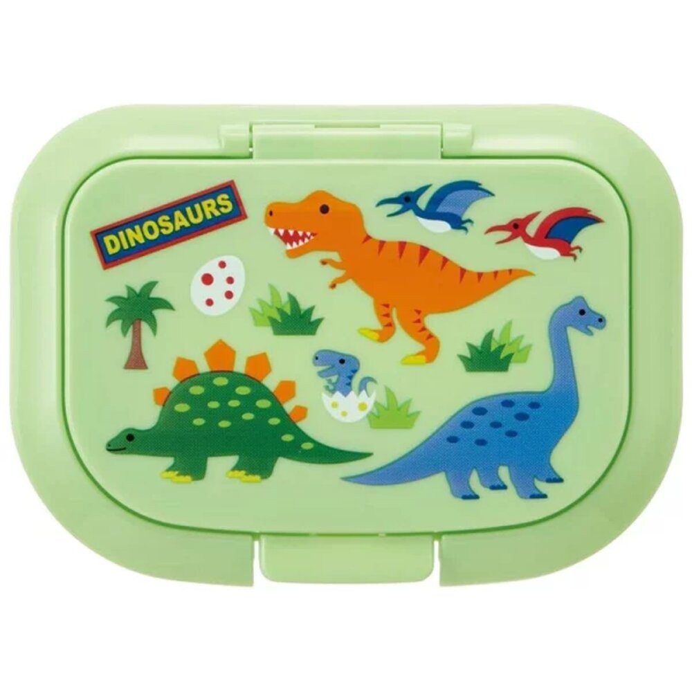 SKATER 銀離子 Ag 抗菌 濕紙巾蓋 濕紙巾 重複使用 免黏貼 濕紙巾蓋子 皮卡丘 恐龍-規格圖11