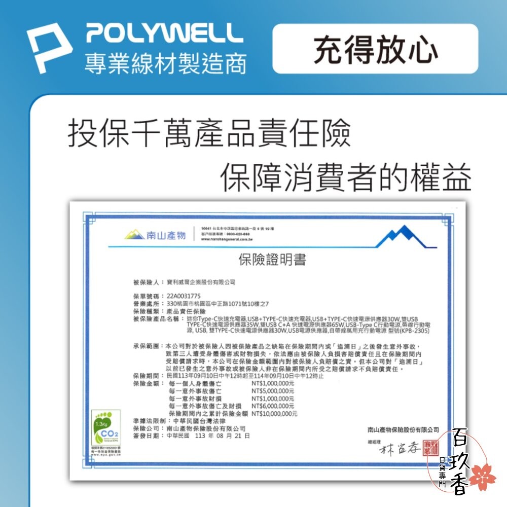 POLYWELL 雙孔 PD 快充頭 30W Type-C 充電頭 充電器 豆腐頭 適用蘋果 iPhone 寶利威爾-細節圖7