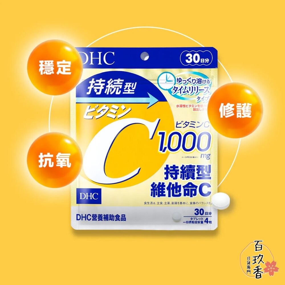 DHC 黃香草木樨美體素 持續型 維他命C 維他命D 維他命E 綜合維他命 鋅元素 生物素-細節圖9
