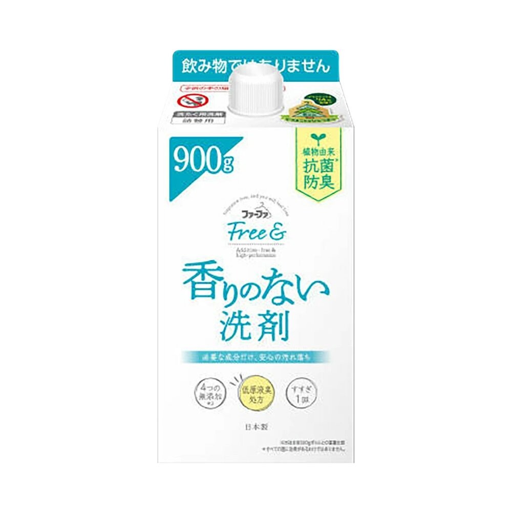 熊寶貝FREE無香洗衣精-補充900g