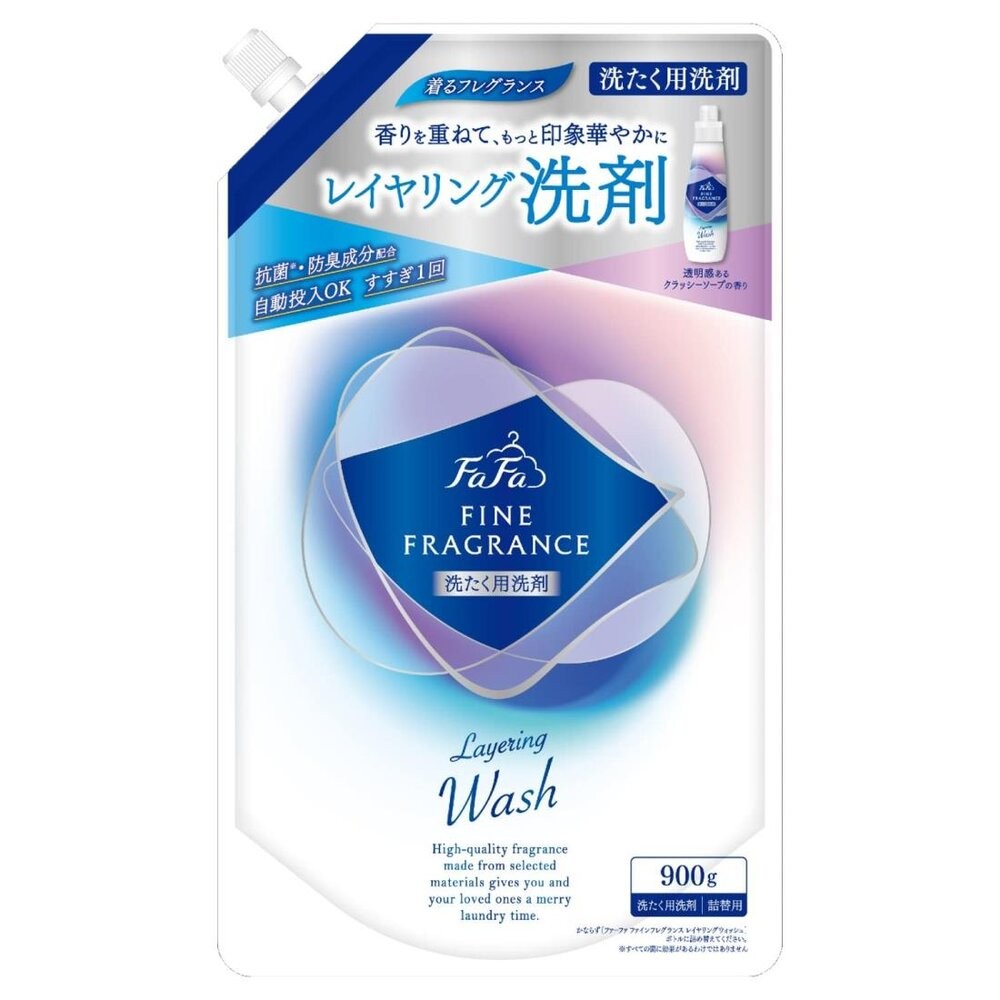 熊寶貝香氛洗衣精-經典皂香補充包900g