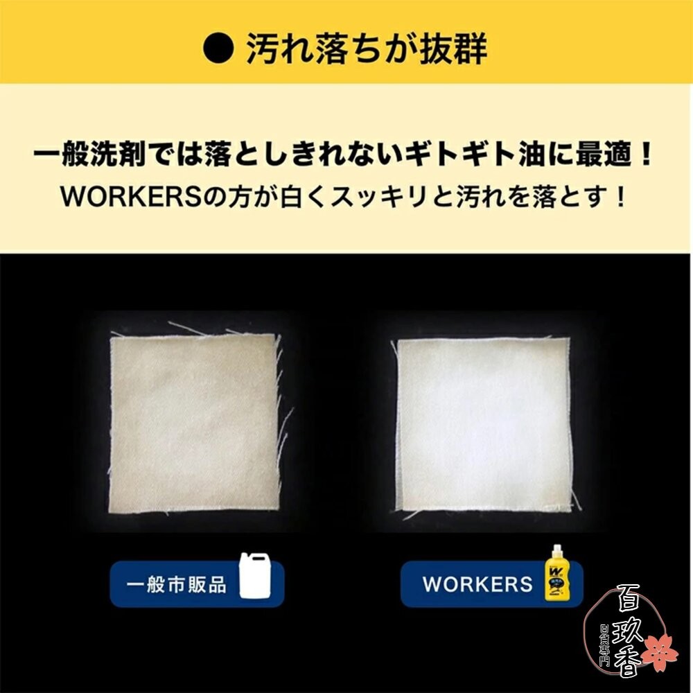 日本 NS FAFA 熊寶貝 WORKERS 作業用 工作服頑強油污 洗衣精 去油汙 無螢光劑-細節圖4