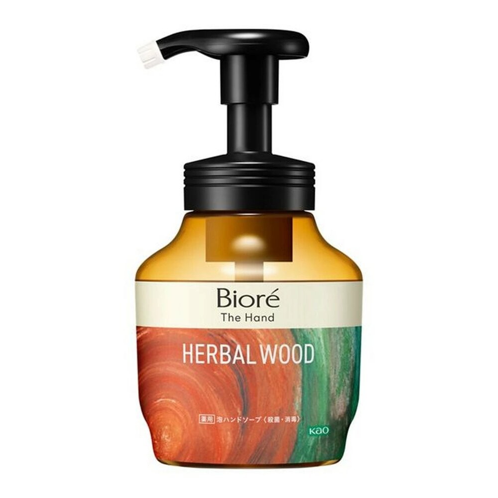 Biore洗手瓶-草本木質280ml橘瓶