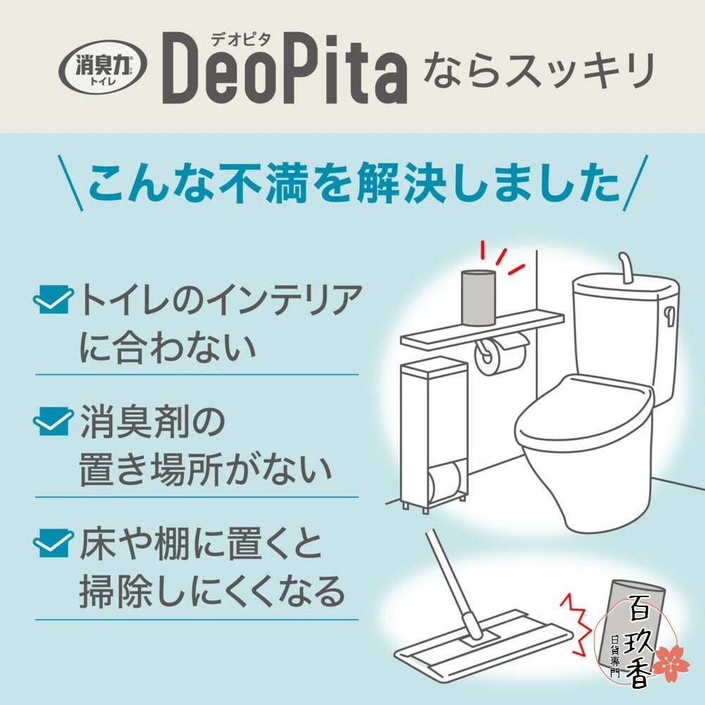 日本 ST 雞仔牌 消臭力 DEOPITA 掛式 廁所 除臭劑 芳香劑 消臭 除臭 可補充 浴室 馬桶-細節圖4