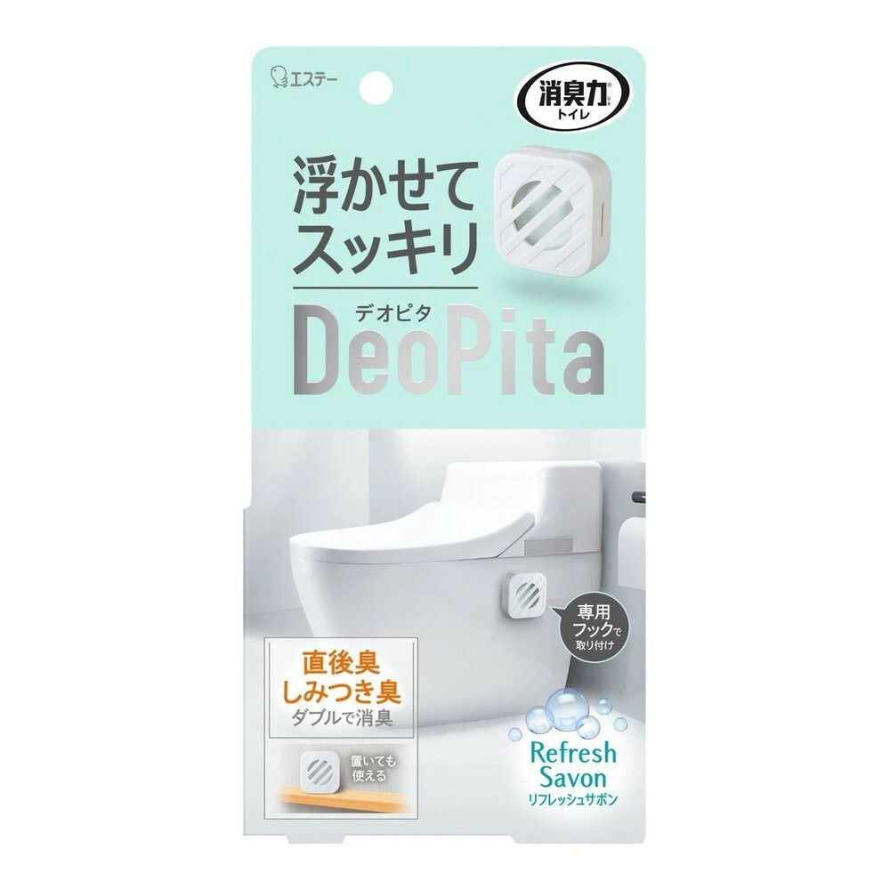 雞仔牌掛式廁所除臭劑-清綠皂香(藍綠