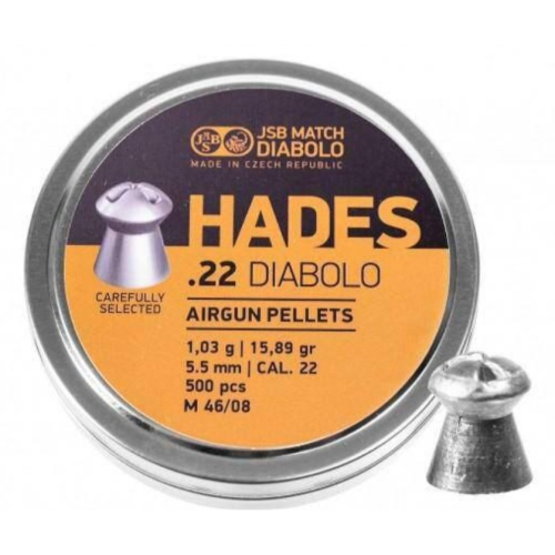 {{布拉德模型}} JSB Match Diabolo HADES .22/5.5mm 1.03g 專業鉛彈