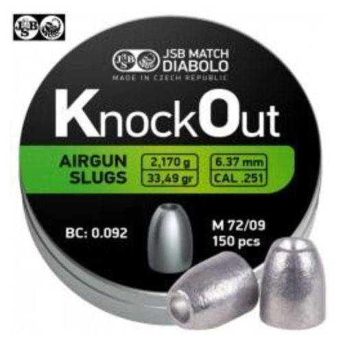 {{布拉德模型}} JSB Match Diabolo KnockOut .251/6.37mm 2.17g 專業鉛彈