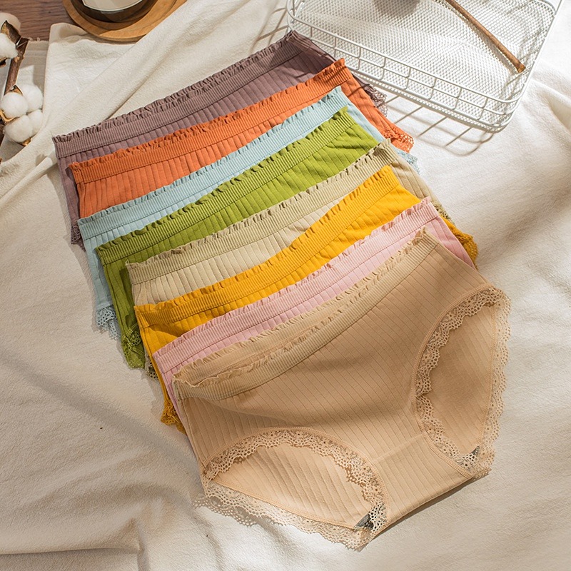 發票+台灣現貨天天寄【粉紅菲菲】女士內褲抗菌襠純棉少女日系可愛內褲三角褲女 ( 065 ) 18-0583-細節圖2