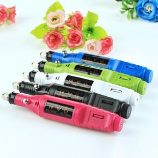 發票+台灣現貨天天寄【粉紅菲菲】金屬頭質量好電動美甲筆式打磨機 指甲 拋光機 磨甲器 磨甲機（0387）16-5067-細節圖4