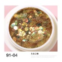 發票+台灣現貨天天寄【粉紅菲菲】網紅妖精之瞳美甲亮片漸變閃粉大小混水晶延長甲飾品（妖精之瞳）16-0423-規格圖8