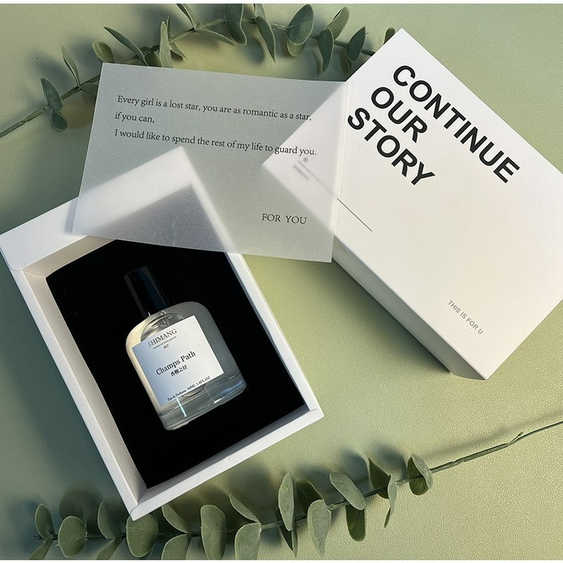 發票+台灣現貨天天寄【粉紅菲菲】禮盒裝紫幕森林小眾香自然清新盒裝詩芒少女學生香水 16-1225~1231、1294-細節圖4