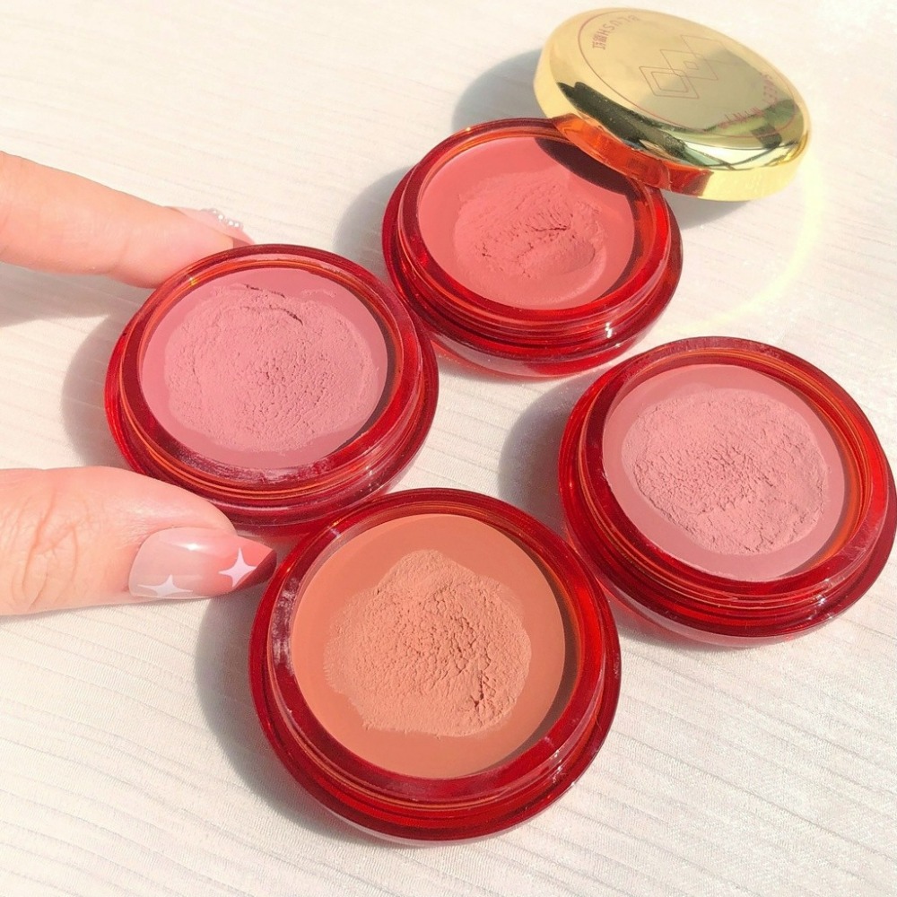發票+台灣現貨天天寄【粉紅菲菲】SWEET MINT慕斯柔雾腮红膏正品裸妆自然曬紅女胭脂自然妝 腮紅膏 16-1276-細節圖3
