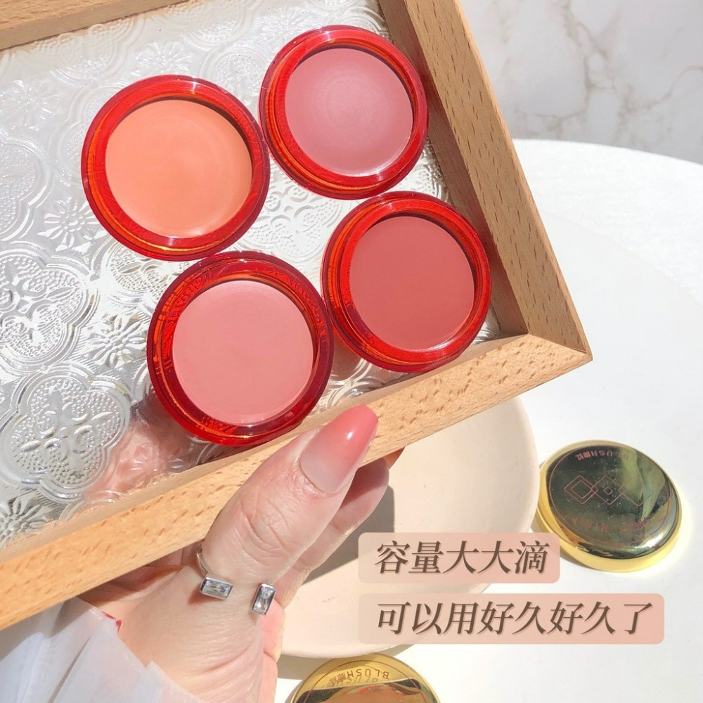 發票+台灣現貨天天寄【粉紅菲菲】SWEET MINT慕斯柔雾腮红膏正品裸妆自然曬紅女胭脂自然妝 腮紅膏 16-1276-細節圖5