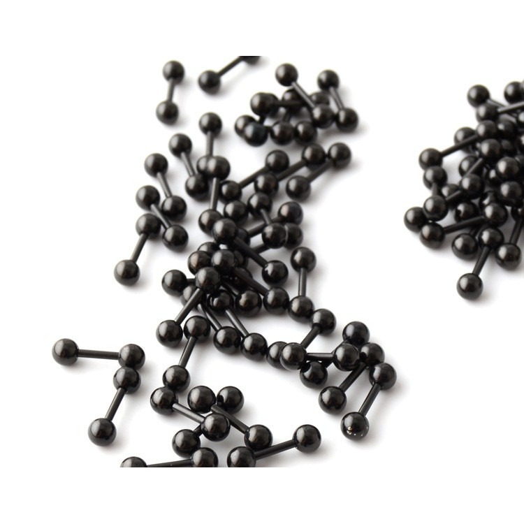 台灣現貨天天寄【粉紅菲菲】鈦鋼簡易豆豆圓球球耳環  飾品 首飾 墜飾 有耳洞 耳釘（ ED01）80-0054-細節圖3