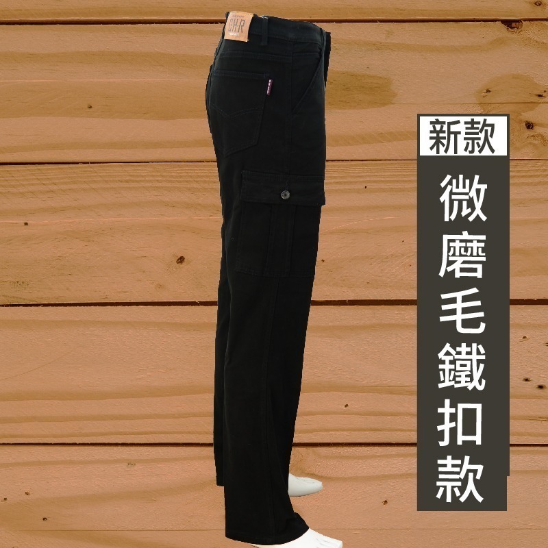 彈力防割耐磨多口袋98%高棉質 工作褲-防割耐磨款/ 耐磨魔鬼氈款/微磨毛鐵扣款【Soft One】-細節圖6