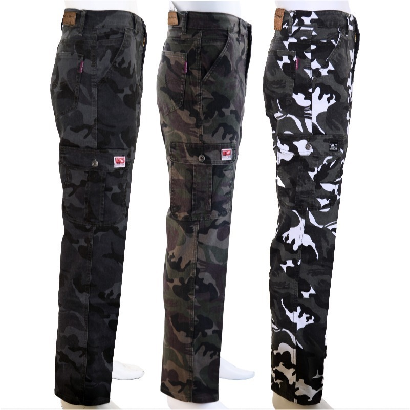 迷彩彈力多口袋工作長褲(休閒褲) -黑白/叢林/礦灰【Soft One】現貨附發票 台灣安心賣家-細節圖6