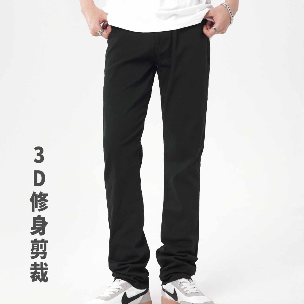 中直筒 小直筒可選 98%高棉質最舒適的厚度 微薄舒適彈性工作休閒褲【Soft One】-細節圖2