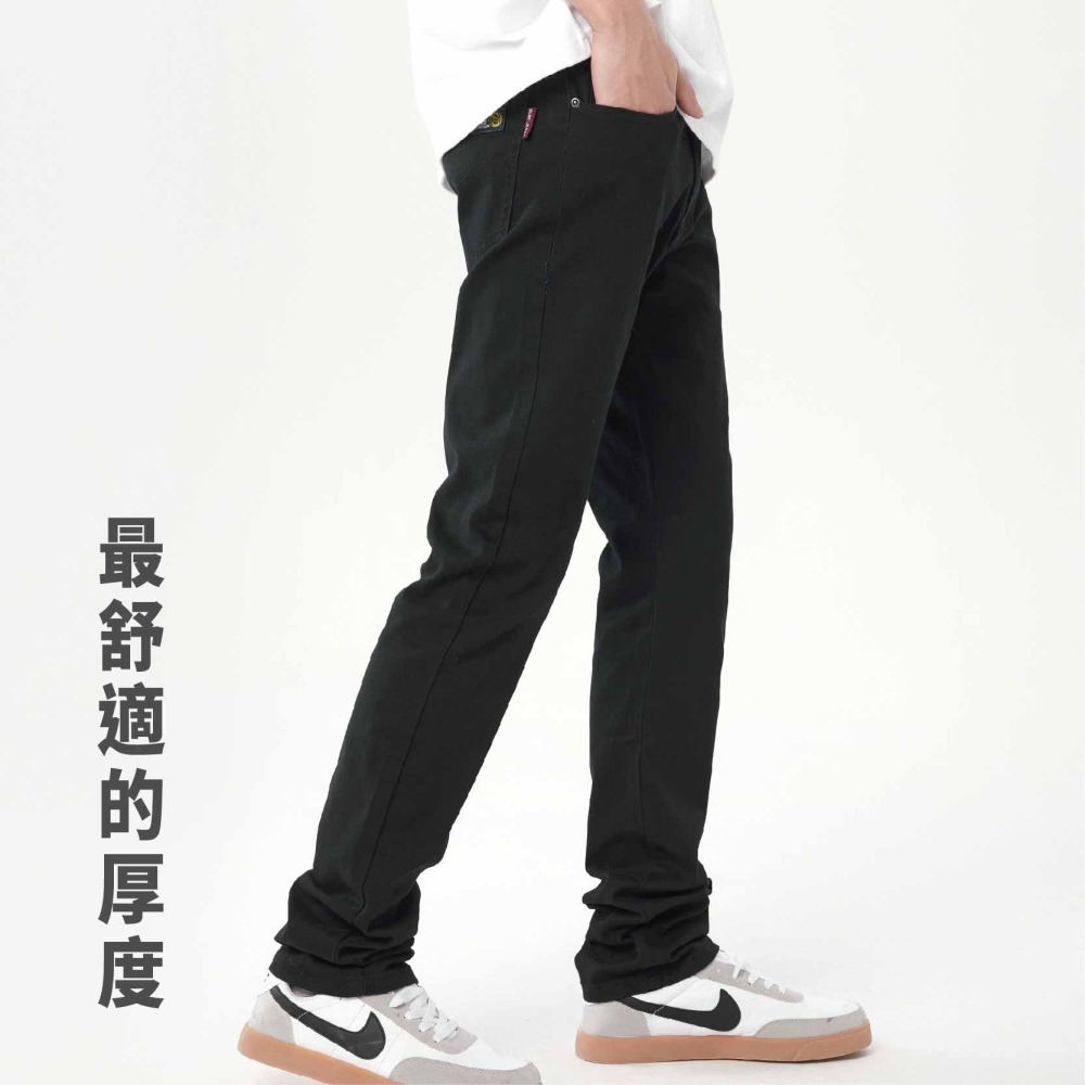 中直筒 小直筒可選 98%高棉質最舒適的厚度 微薄舒適彈性工作休閒褲【Soft One】-細節圖3