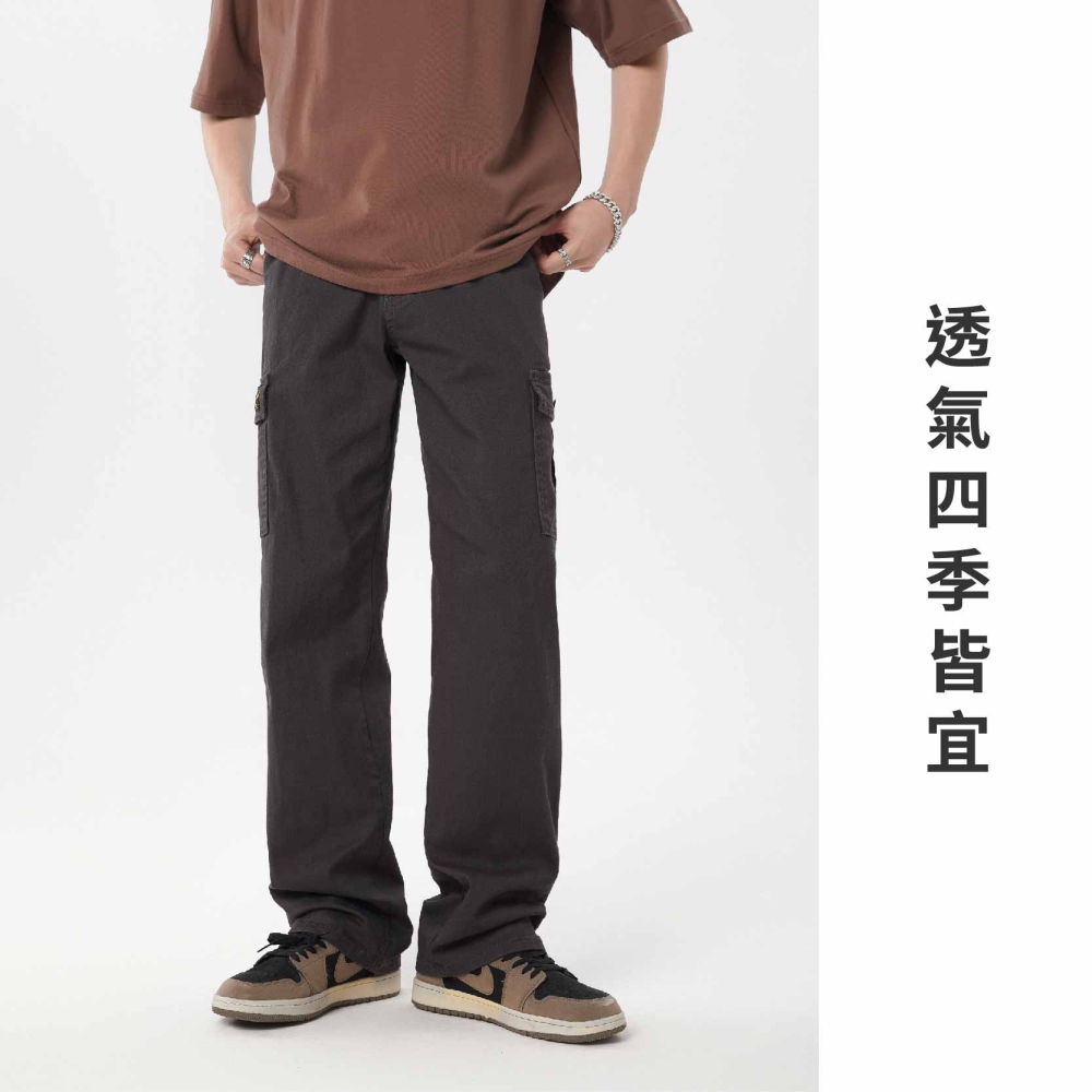 防刮彈力透氣多袋98%高棉質彈性工作褲-防刮舒適四季款【Soft One】-細節圖2