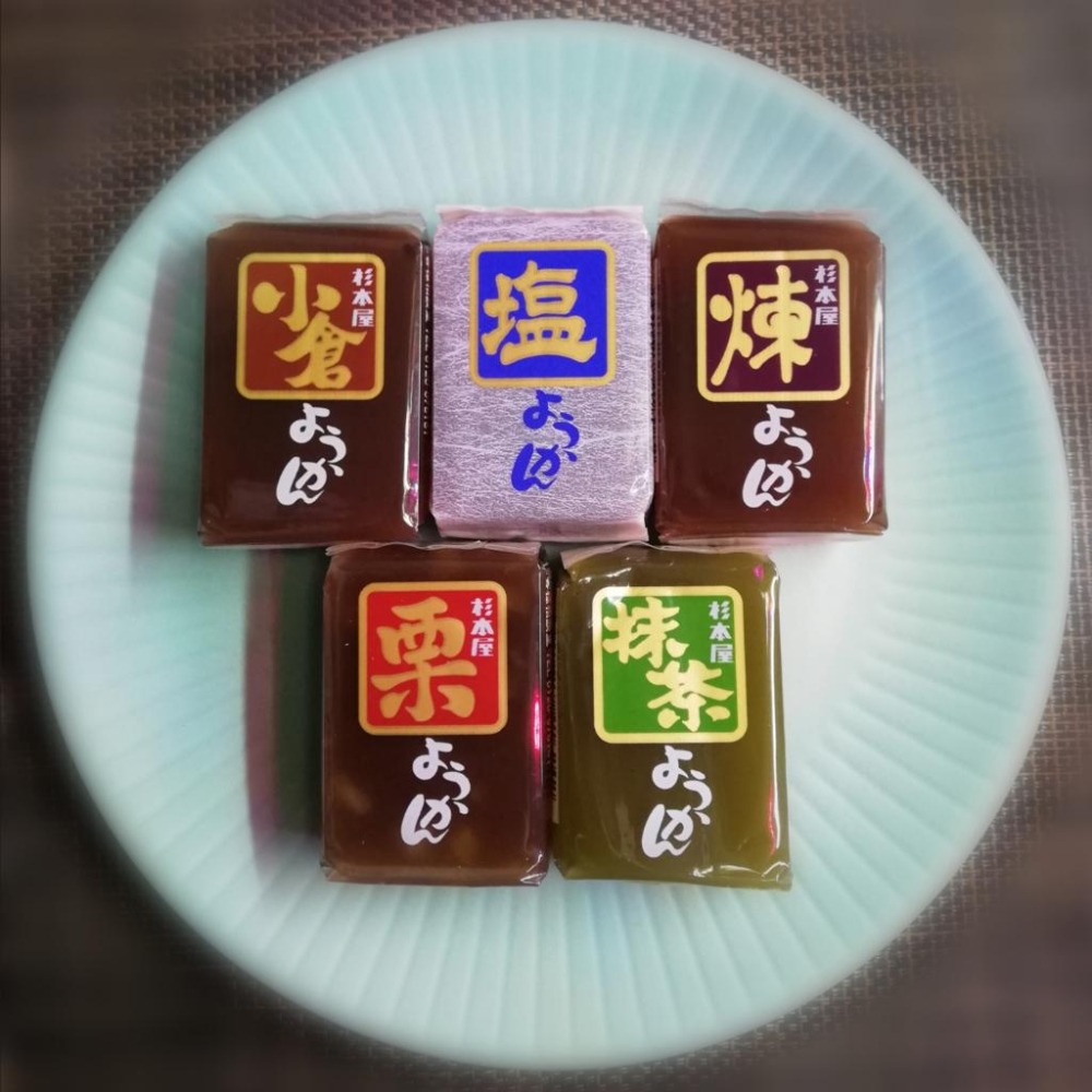 日本 杉本屋 迷你羊羹 日式羊羹 羊羹 小倉 抹茶 塩 煉 40g 150g-細節圖2