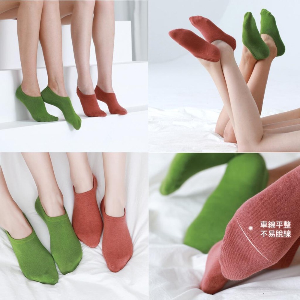 【彩色船型襪】短襪 素色 糖果色 彩色 船襪 隱形襪 後跟防滑 百搭 女襪 男襪-細節圖4