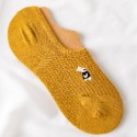【動物刺繡船型襪】短襪 純色 動物 純棉 隱形襪 船襪 襪子 刺繡 防滑 女襪 淺口 日系-規格圖6