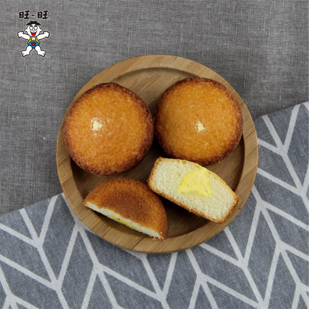 旺旺 野川 蛋黃派 草莓派 巧克力派 香草蛋糕味 10入裝-細節圖2