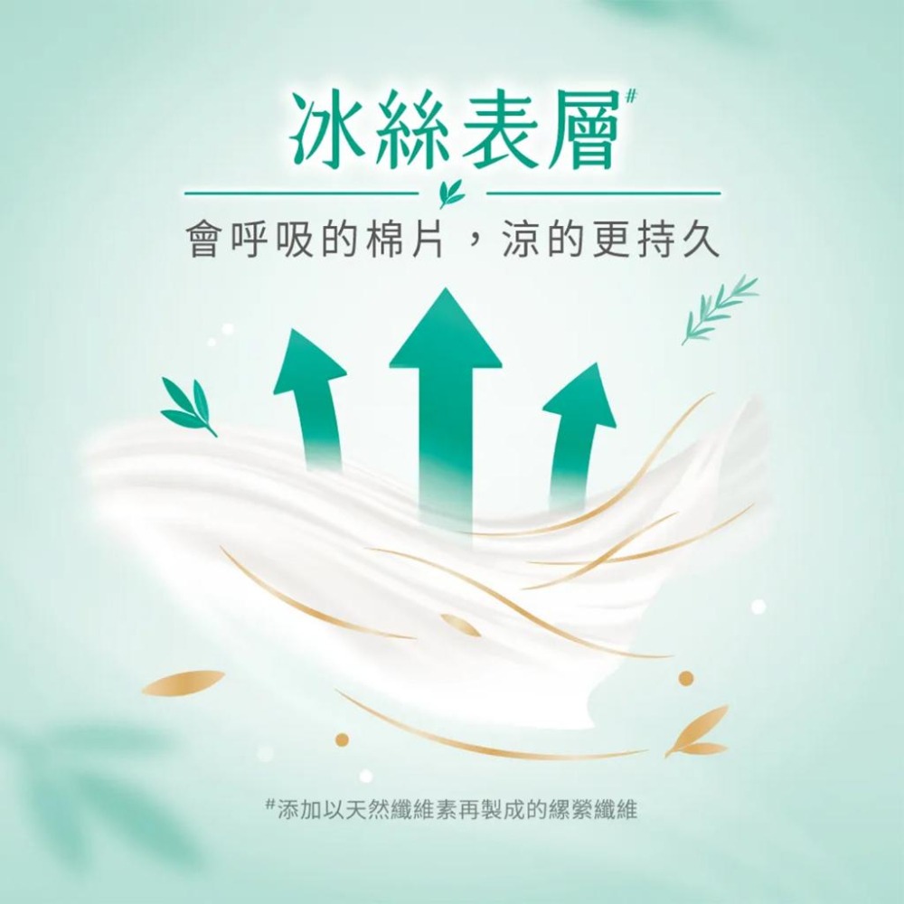 Kotex 靠得住 茶樹舒涼棉 23cm 10片 微涼舒爽配方 日用 衛生棉-細節圖3