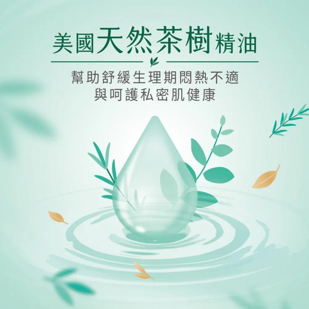 Kotex 靠得住 茶樹舒涼棉 23cm 10片 微涼舒爽配方 日用 衛生棉-細節圖5