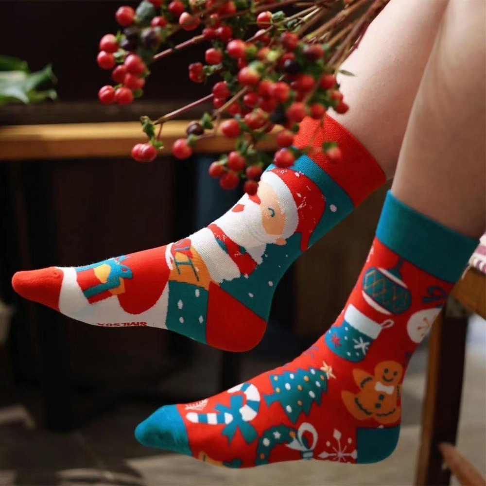 【大人款不對稱長襪2】長襪 不對稱 造型 動物 神秘 襪子 女襪 男襪 百搭 休閒 搞怪-細節圖4