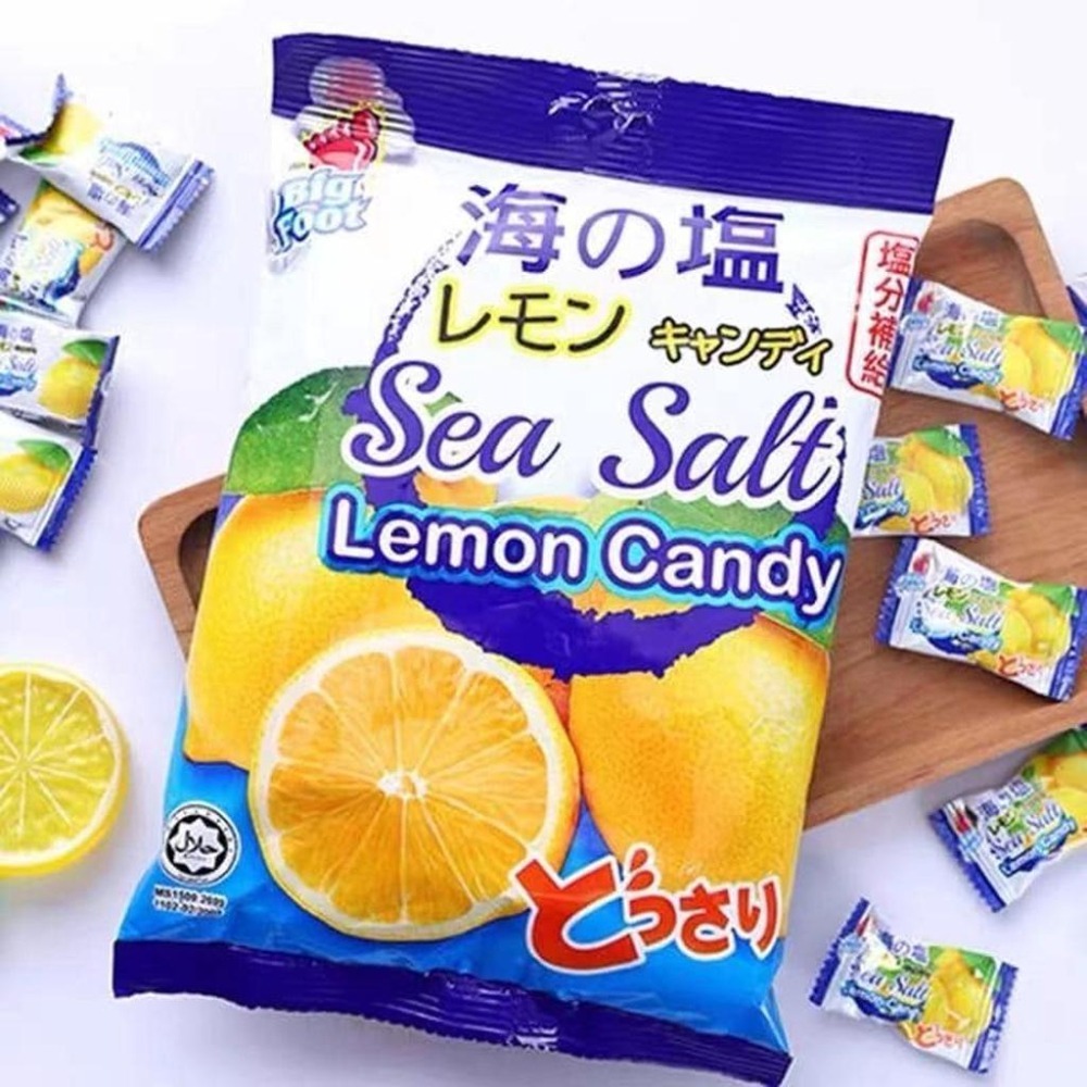 馬來西亞 BF 海鹽檸檬糖 薄荷岩鹽檸檬糖 薄荷玫瑰鹽檸檬糖 檸檬糖 糖果 15g 150g 138g 100g-細節圖3