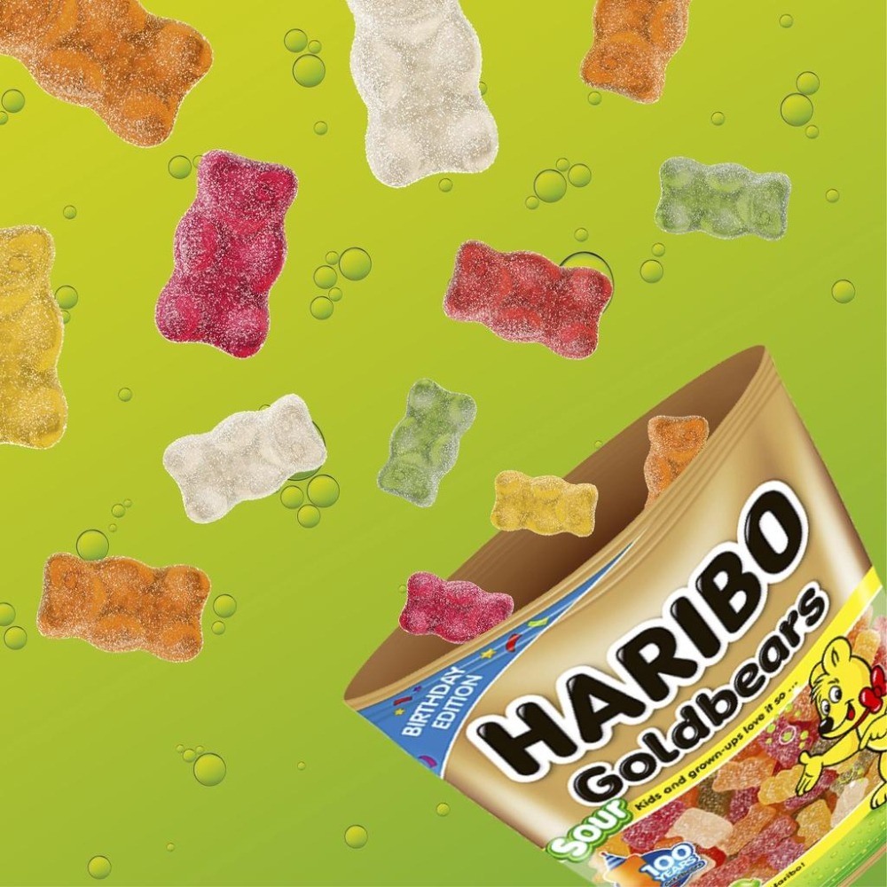 HARIBO 哈瑞寶 金熊 可樂 明星總動員 分享包 酸甜 萬聖節 金熊Q軟糖 軟糖 小熊軟糖 酸甜-細節圖2