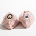 【後跟狗狗刺繡短襪】短襪 不對稱 純色 動物 純棉 隱形襪 船襪 襪子 刺繡 女襪 淺口 日系-規格圖8