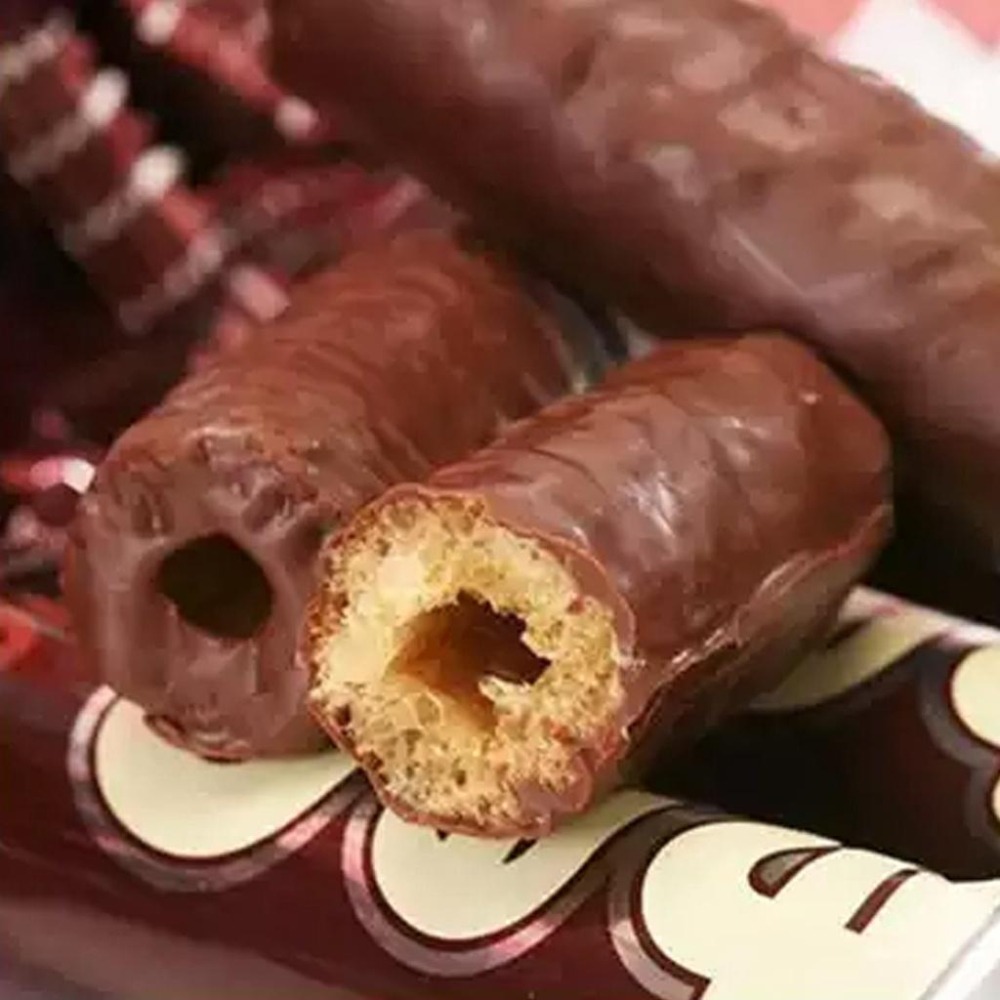 日本 RISKA 德用 可可風味棒 巧克力棒 玉米棒 餅乾 30本-細節圖2