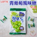 韓國 樂天 LOTTE 青葡萄風味糖 水蜜桃風味糖 糖果 葡萄 青葡萄 153g-規格圖6